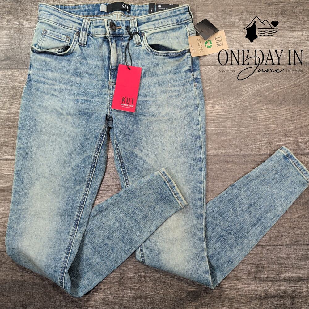 Kut from the Kloth Mia Toothpick Skinny Jeans Size 4